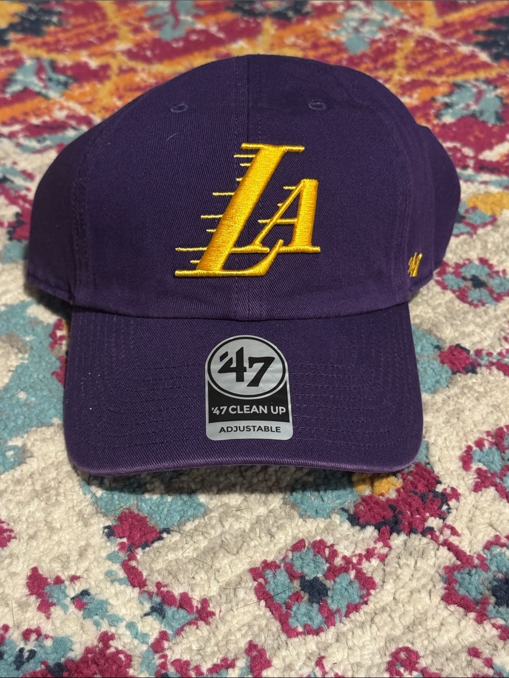 '47 Los Angeles Purple and Gold Baseball Cap